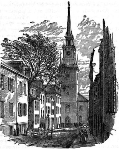 the Old North Church was built