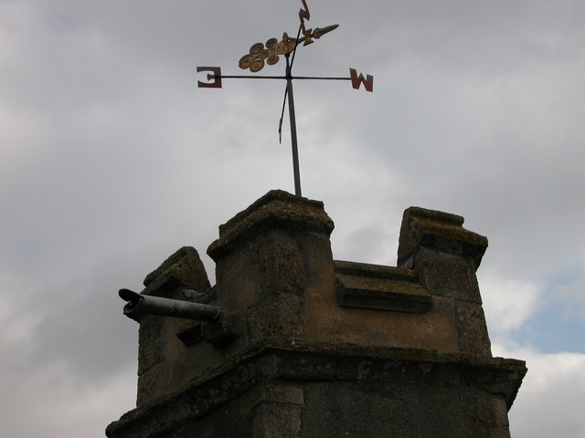 Church Tower modified extensively in 16th Century