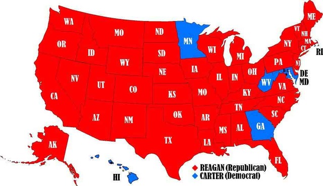 Conservative Republicans Sweep the Historic 1980 Election