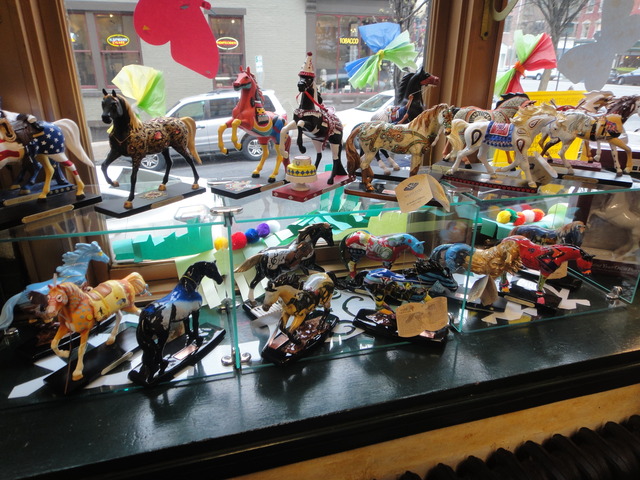 Went to Ben and Jerrys and the ugly horse store