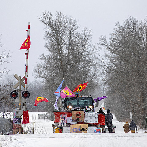 Several First Nation communities across Canada set up their own blockades