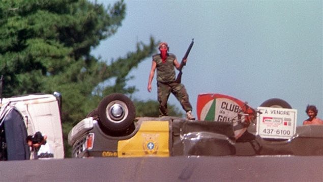 Quebec Premier Robert Bourassa asks Prime Minister Mulroney for Military Intervention in Oka