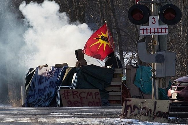 Rail Blockade Erected in Tyendinaga Over the Wet’suwet’en Coastal Gaslink Conflict