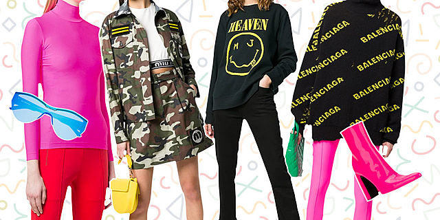 Moda de los años 90