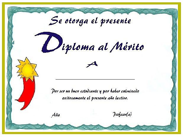 Mi primer diploma