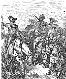 Don quijote empieza a alzar su voz en diferentes pueblos ante los pobladores