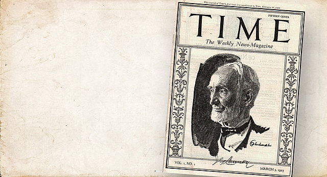 Выход 1-ого номера журнала «Time»