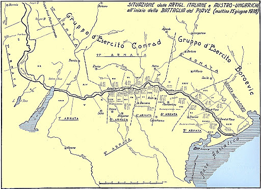 Controffensiva Italiana lungo il Piave e battaglia di Vittorio Veneto