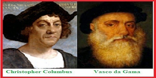 Vasco da Gama en Christopher Columbus