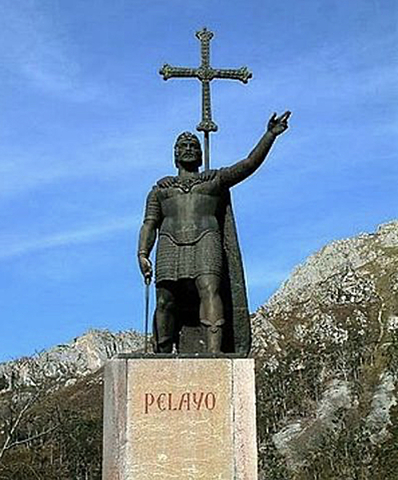 La batalla de Covadonga