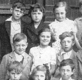 Jimmy Doris and Eileen Herbert at school