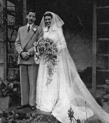 Marriage of Edwin Parrish and Doris Parrish