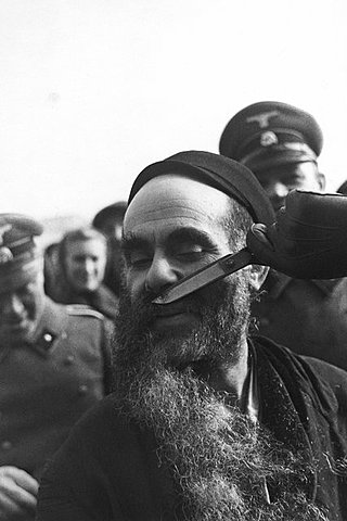 Ejercito alemán toma presos a los judíos