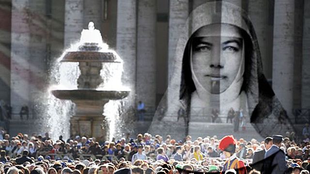 Mary MacKillop was canonized a saint in October 2010