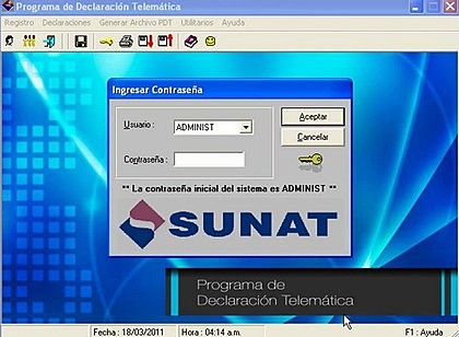Software de declaración