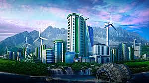 Some cities are green and work with green energy. So many climate changes and new modern transports.