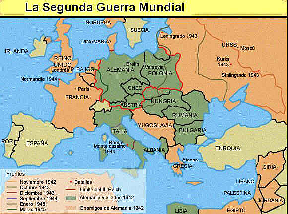 Los cambios políticos y territoriales