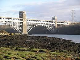 Britannia Bridge Designed by Robert Stephenson, son of inventor George