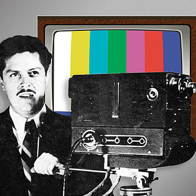 Timeline: First color television