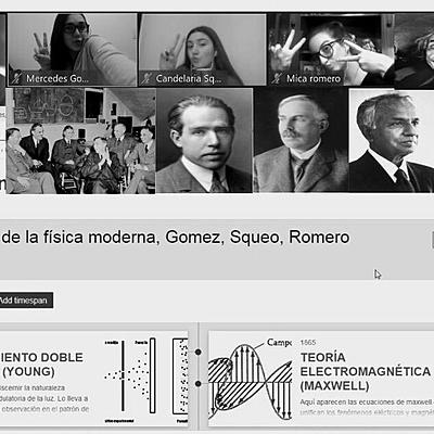 Timeline: Historia de la física moderna, Gomez, Squeo, Romero