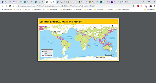 La dernière glaciation