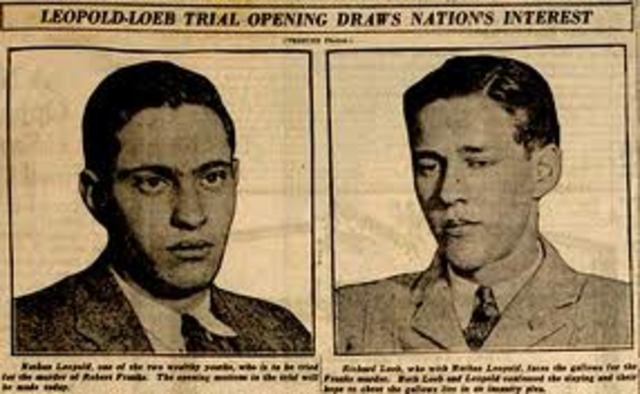 Leopold and Loeb murder out of boredom