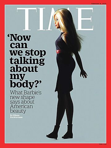 BARBIE ON THE COVER TIME