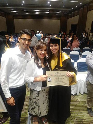 Graduación de la Universidad Jacqueline