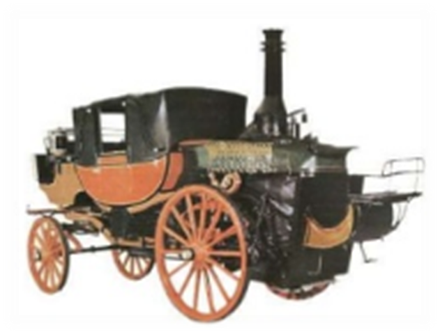 First steam car with capacity for 18 passengers