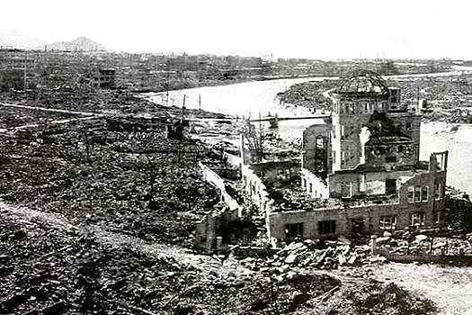 Dropping of first atomic bomb on Hiroshima