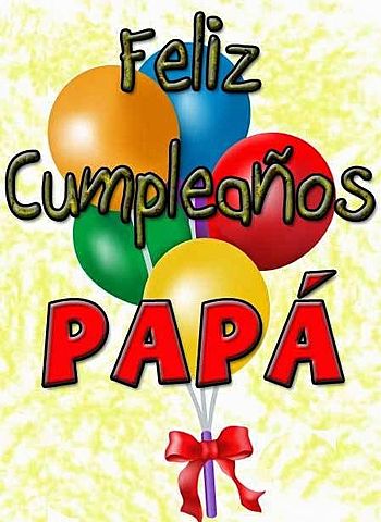 cumpleaños de mi papá