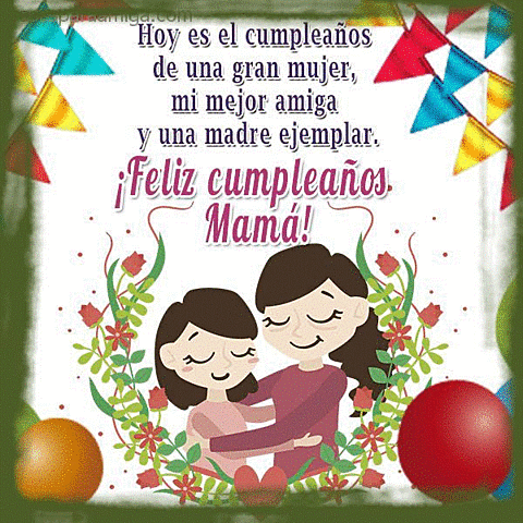 feliz cumpleaños mamá