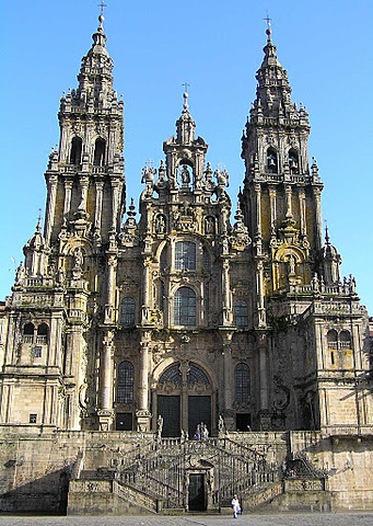 Construción fachada de Santiago de Compostela