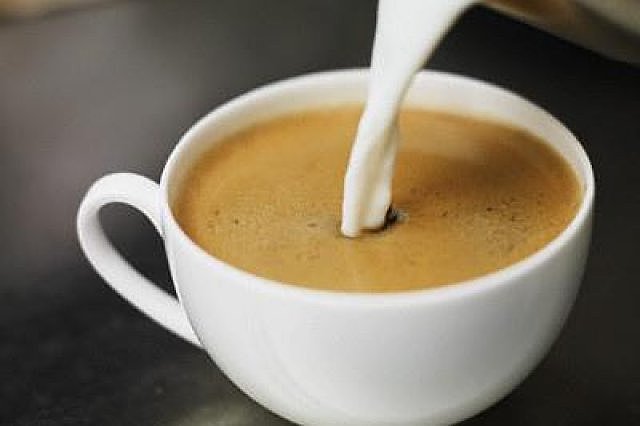 Who invented coffee with milk?