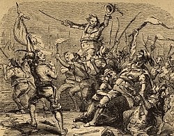 Reacción de los ludditas sobre la aprobación de la ley de homicida.