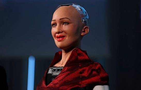 Robot humanoide Sophia.