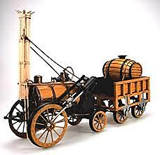 Nace el primer modelo de locomotora a vapor