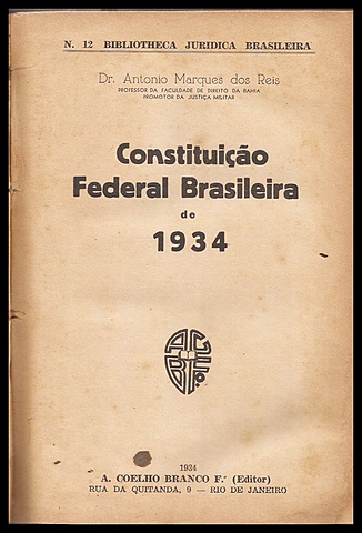 CONSTITUIÇÃO DE 1934