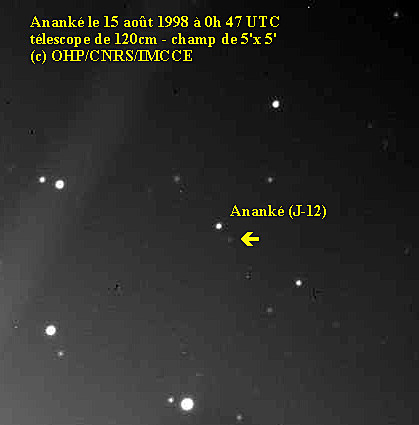 The discovery of Ananke, Jupiter moon by Seth Barnes Nicholson