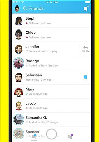 Snapchat Introduces "My Story"