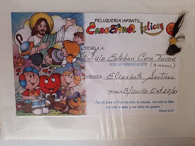 Mi primer corte de cabello