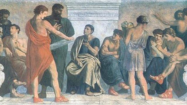 Aristóteles funda en Atenas su propia escuela filosófica