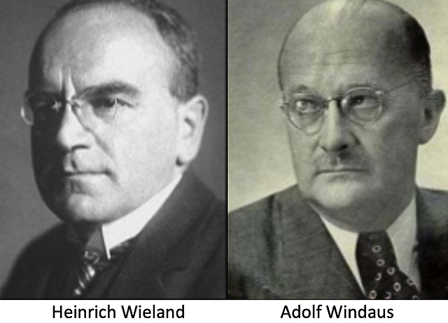 Heinrich Wieland y Adolf Windaus