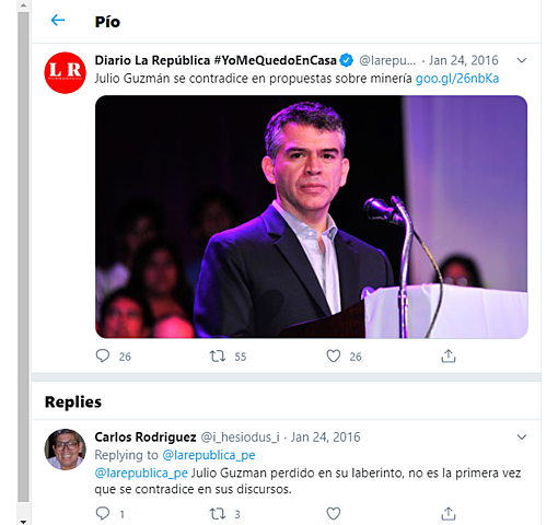 CRÍTICAS EN LA CAMPAÑA ELECTORAL