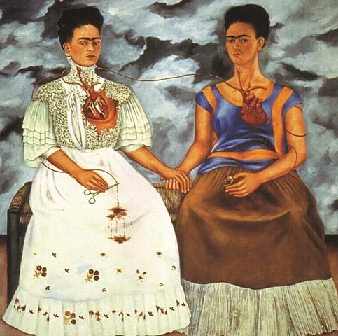Frida Kahlo, Mexican born, (1907 - 1954)