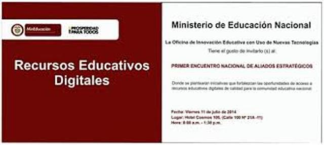 Concepto de RED del Ministerio de Educación para el contexto Colombiano