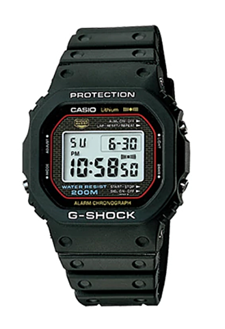 G-SHOCK DW-5000C - First model:The purpose of this project is inventing the tough watch which would not break even if dropped from 10 meters in height