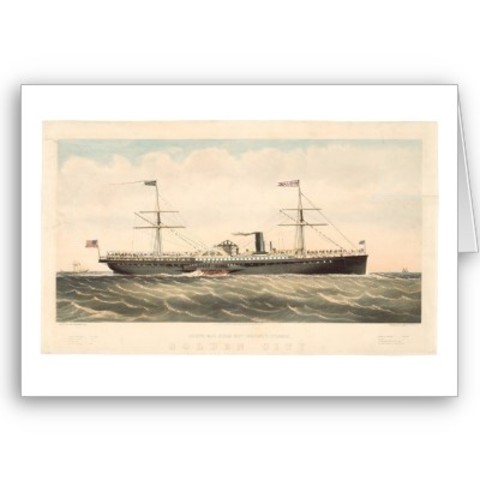 Pacific mail steamship organized three builds