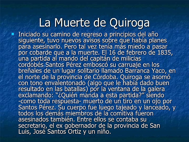 Asesinato de Juaquin Quiroga