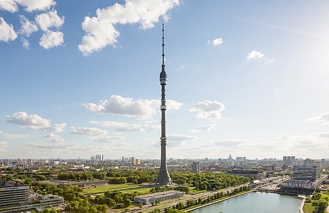 Ostankino Tower: The major tourist attraction enabled more than 40 TV and radio channels to be broadcasted.